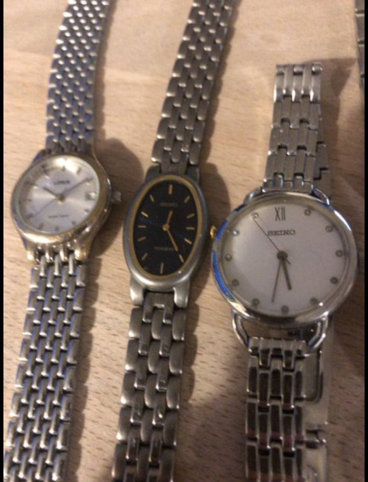 Armbåndsure, dame 5 stk.